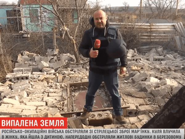 Что осталось от домов в Березовом, которые загорелись от вражеского обстрела