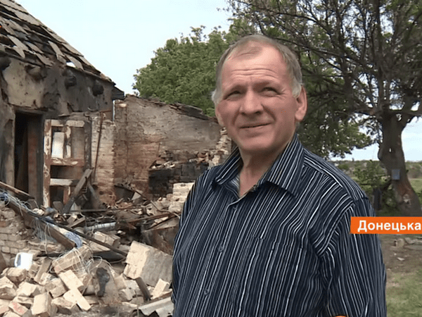Житель Красногоровки рассказал, как чудом выжил во время вражеского артобстрела