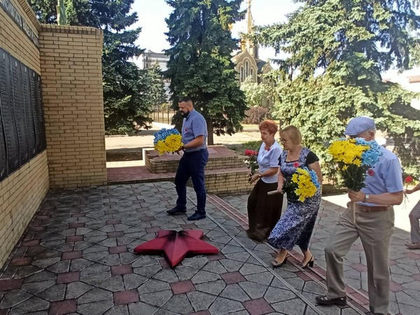 В Марьинке отметили 75-ю годовщину окончания Второй мировой войны