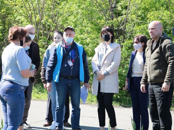 Прифронтовую Марьинку посетила заместитель министра по вопросам реинтеграции временно оккупированных территорий Украины