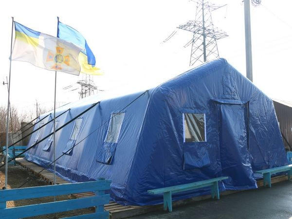На КПВВ «Марьинка» появился новый модуль пункта оказания помощи