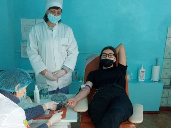 Кураховские полицейские стали донорами крови