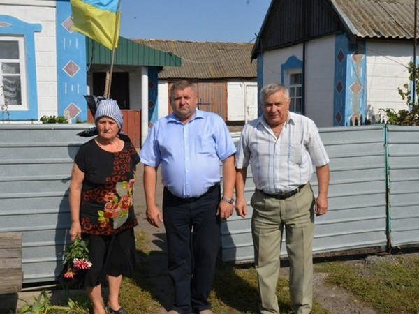 Сергей Сажко навестил мать погибшего в АТО бойца