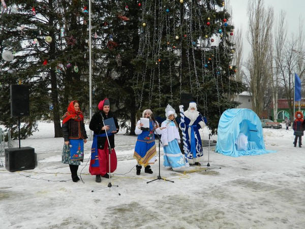 Рождественское гуляние в Курахово