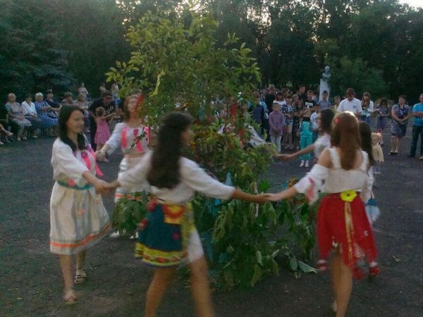 Праздник Ивана Купала в селе Новоселидовка Марьинского района