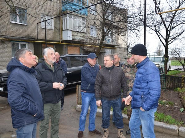 Павел Жебривский проинспектировал прифронтовую Марьинку