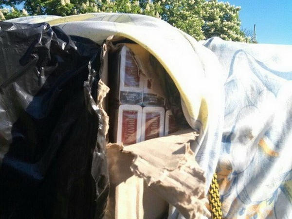 В районе Марьинки задержана партия контрафактных сигарет из «ДНР»