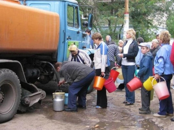 График подвоза воды в Марьинку и Красногоровку