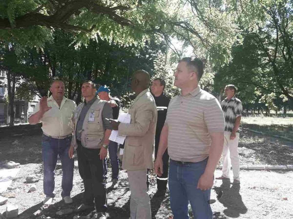 Возможность восстановления больницы в Красногоровке обсудили с международными представителями