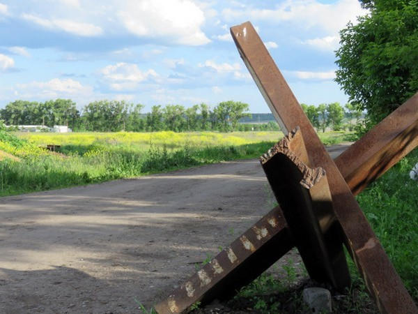 Березовое - форпост украинских военных в Марьинском районе