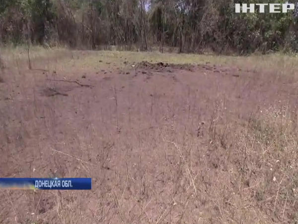 Военные показали последствия обстрела вблизи Красногоровки