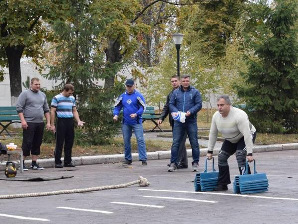 В Угледаре прошли «Богатырские игры шахтеров»