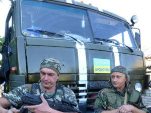В районе Марьинки украинские военные