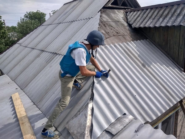 В Красногоровке и Марьинке уже восстановлено около 80 домов, разрушенных обстрелами