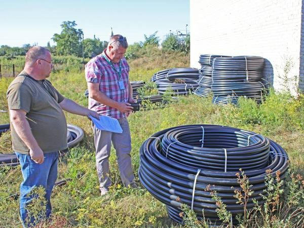 В Марьинский район доставили оборудование и материалы для улучшения водоснабжения