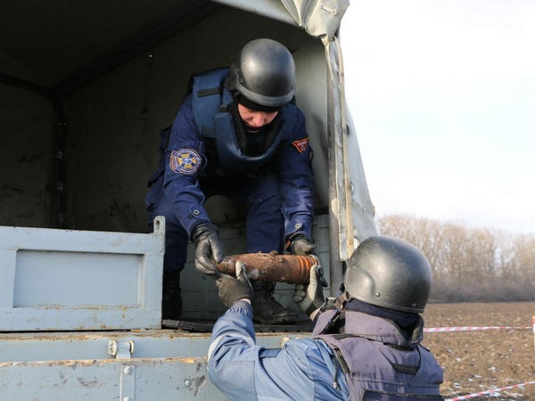 В Марьинском районе обнаружили очередную взрывоопасную находку