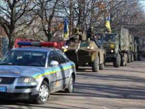 В Красногоровку прибыла колонна гуманитарной помощи