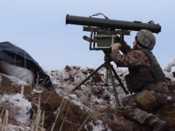 Боевики применили противотанковый ракетный комплекс в районе Марьинки