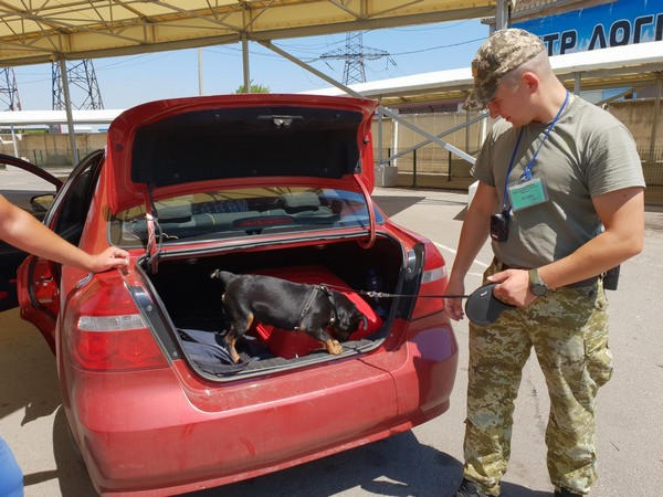 На КПВВ «Марьинка» пограничники обнаружили партию контрабанды