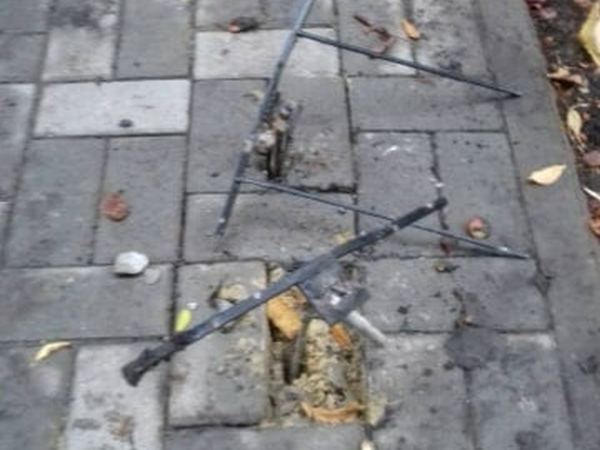 В Курахово снова орудуют вандалы