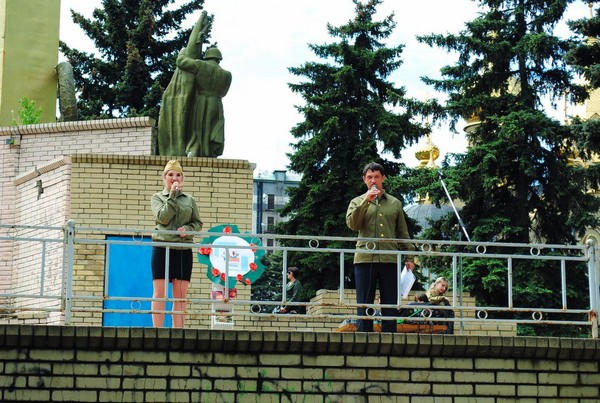 Празднование Дня Победы в Марьинке