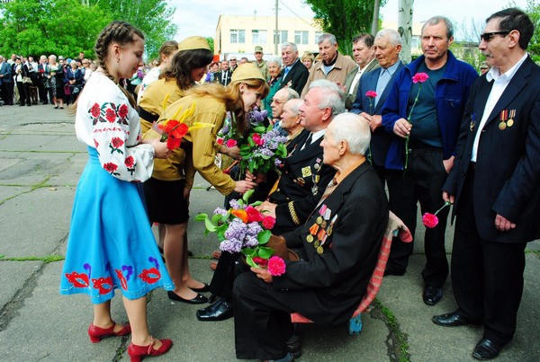 Празднование Дня Победы в Марьинке