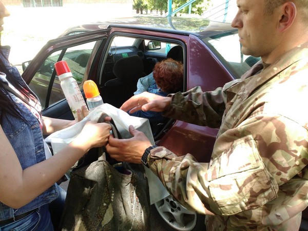 Военные пришли на помощь новорожденному ребенку в Красногоровке
