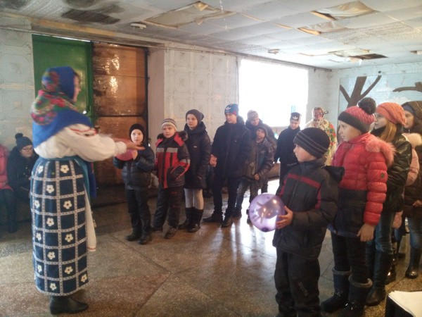 Празднование Масленицы в селе Максимовка Марьинского района