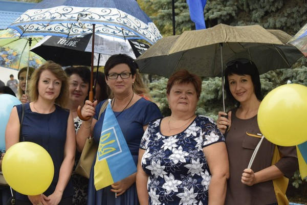 Как в Угледаре отпраздновали День независимости Украины и День флага