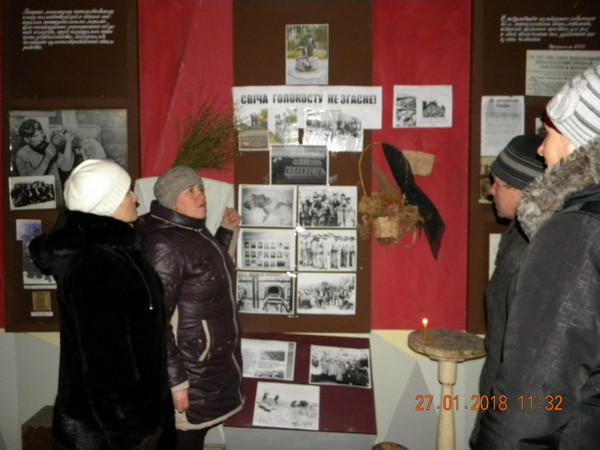 По всему Марьинскому району прошли мероприятия ко Дню памяти жертв Холокоста