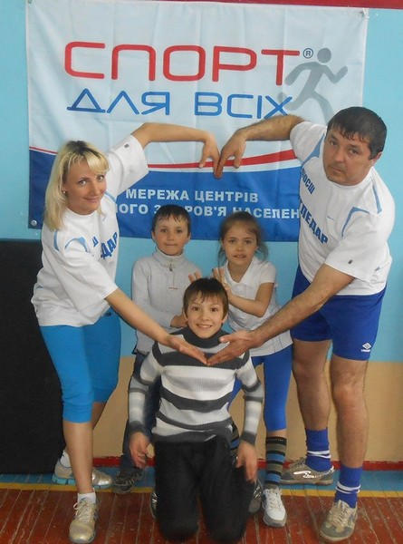 Семья из Угледара снова борется в финале Всеукраинского фестиваля «Мама, папа, я - спортивная семья»