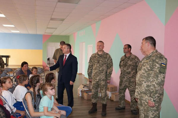 Марьинский район посетили представители командования Объединенных сил