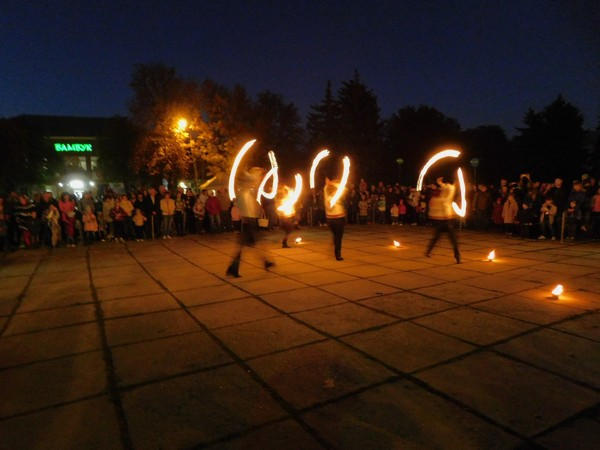 В Курахово ярко и весело отметили День защитника Украины