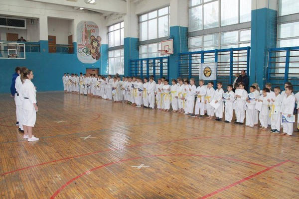 В Курахово устроили мастер-класс для каратистов