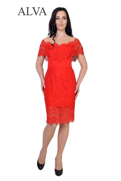 платье женское Алва Блеф красного цвета