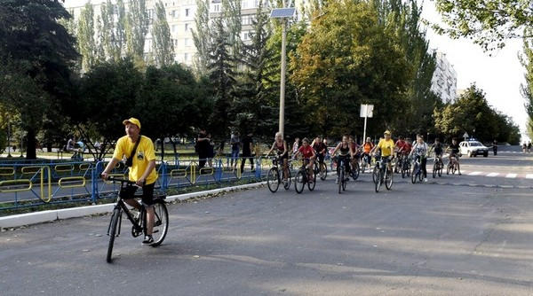 В Угледаре прошел III открытый городской велопробег