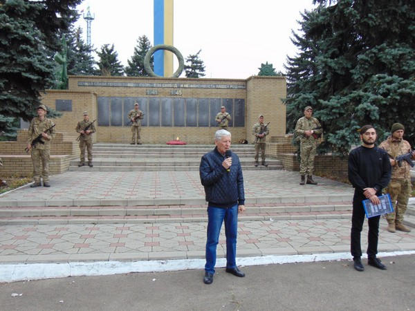 В Марьинке отметили День освобождения Украины от фашистских захватчиков