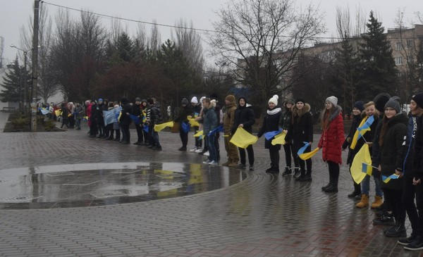 В Угледаре отметили День Соборности Украины