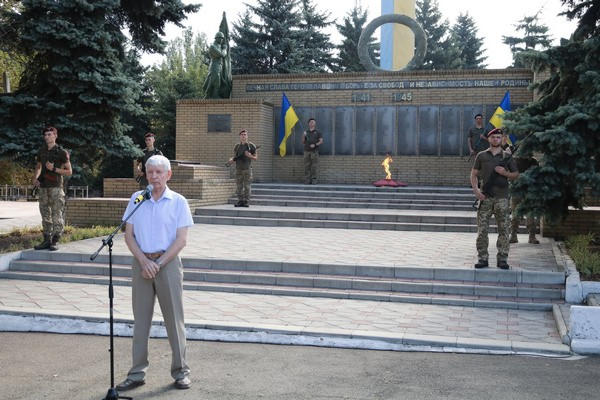В Марьинке отметили День освобождения Донбасса