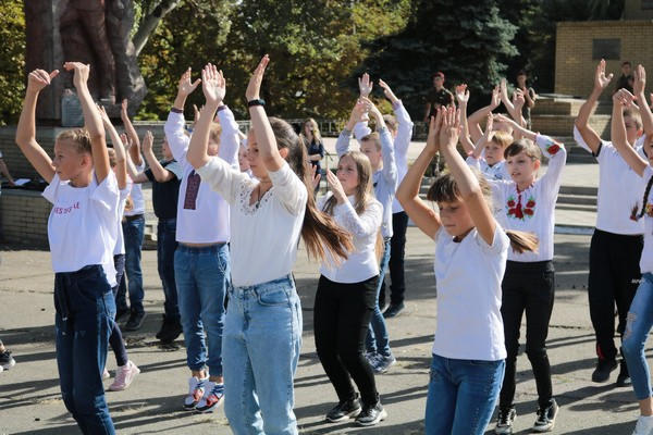 В Марьинке отметили День освобождения Донбасса