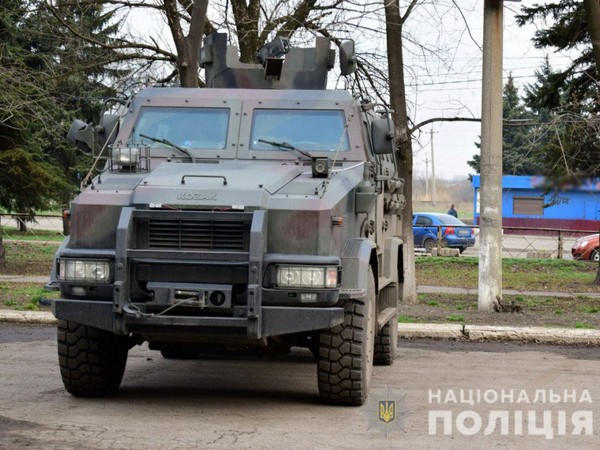 Полицейские с военными провели масштабную отработку на территории Кураховской громады