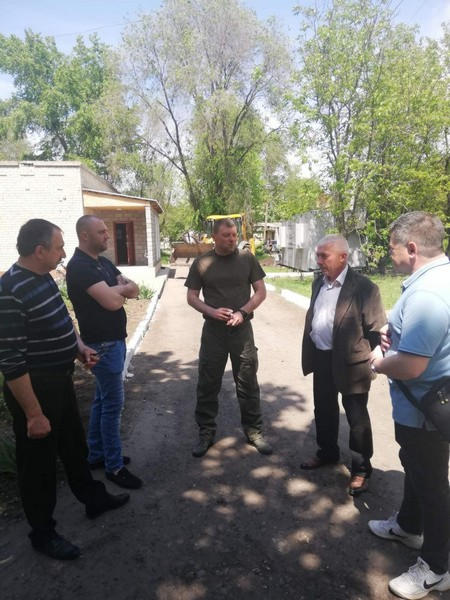 Представители руководства ВГА проверили, как продвигается благоустройство Красногоровки