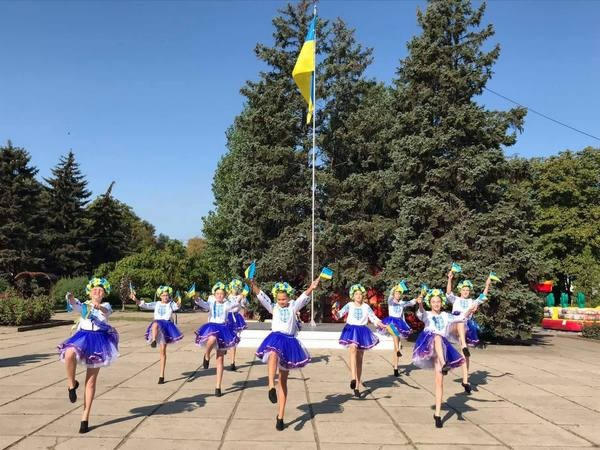 В Курахово отметили День Государственного Флага Украины