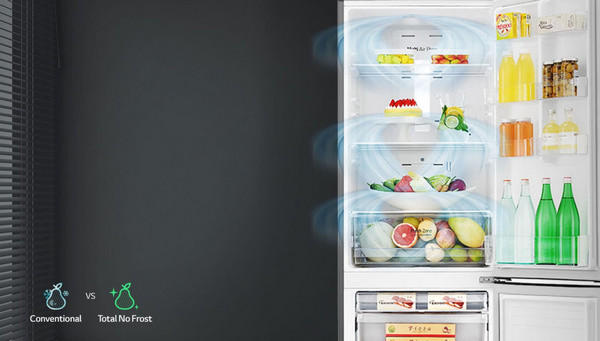 Преимущества Total No Frost в холодильниках LG