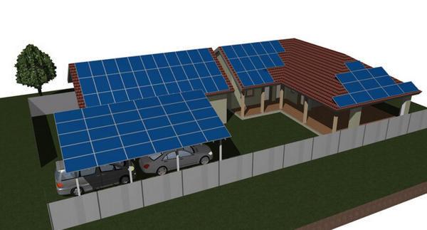 Дахова сонячна електростанція