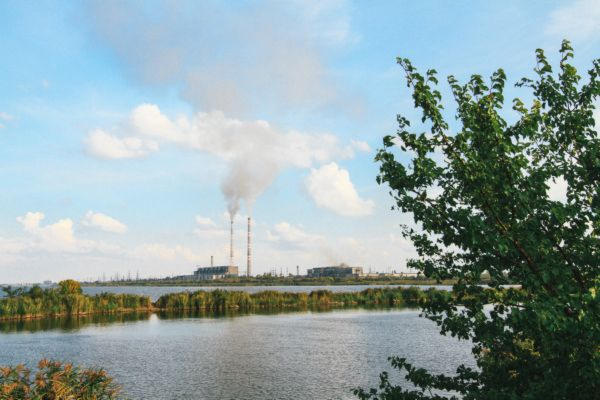 Кураховская ТЭС переведена на резервное водоснабжение (фото)