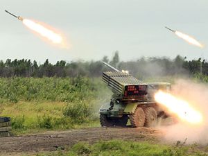Украинских военных вблизи Красногоровки обстреляли из “Градов”