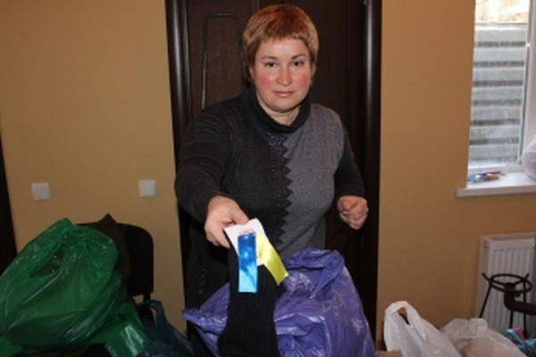 Патриоты доставили в Курахово гуманитарную помощь для украинских военных