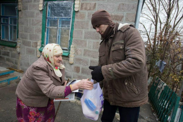 В Марьинке многие старики находятся на грани голодной смерти