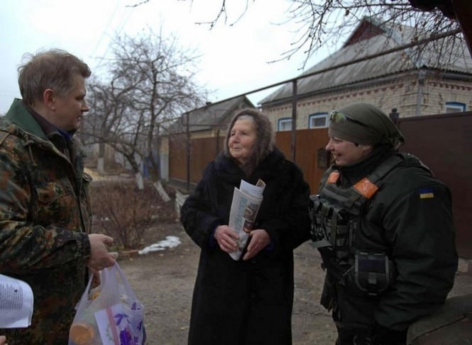 Военные посетили Марьинку